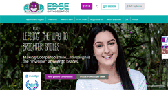 Desktop Screenshot of edgeorthodontics.com.au